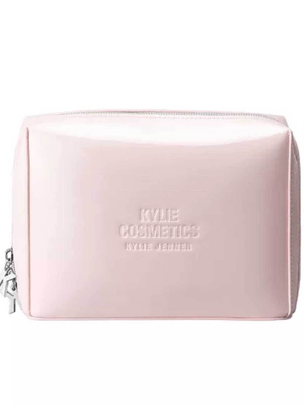 Kylie Cosmetics Pale Pink Glossy Cosmetic Pouch